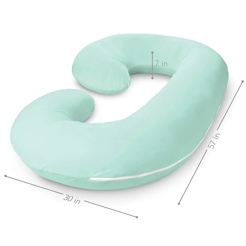 C-Shaped-Body-Maternity-Pillows-With-Zippered-Cover-Sleeping-Sleepers-Pregnancy-Pillow-Pregnant-Cushion