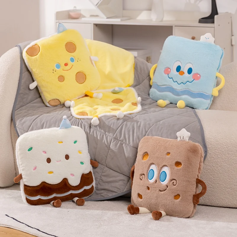 Cake-Shaped-Pillow-Quilt-4-In-1-Multifunctional-Waist-Cushion-Pillow-Blanket-Winter-Summer-Style-For-Kids-Adults-Elderly