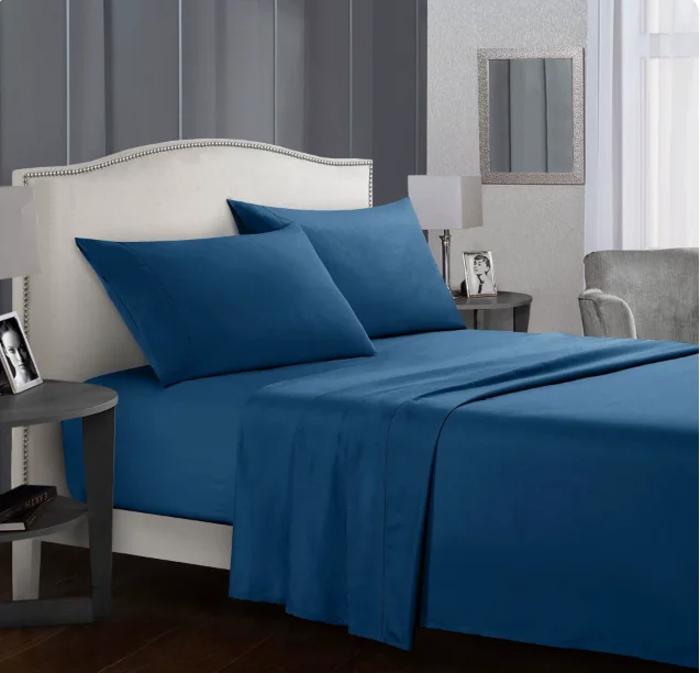 California-King-Fitted-Sheet-Cooling-Soft-Pillowcase-Simple-Customize-Bedding-Sheet-Set-for-Home-Hotel