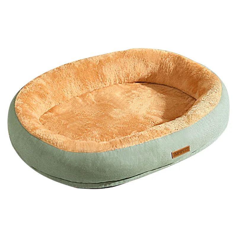 Calming-Donut-Pet-Bed-Plush-Solid-Anti-Anxiety-Warm-Washable-Eco-friendly-Dog-Mattress-Round-Winter-Supply