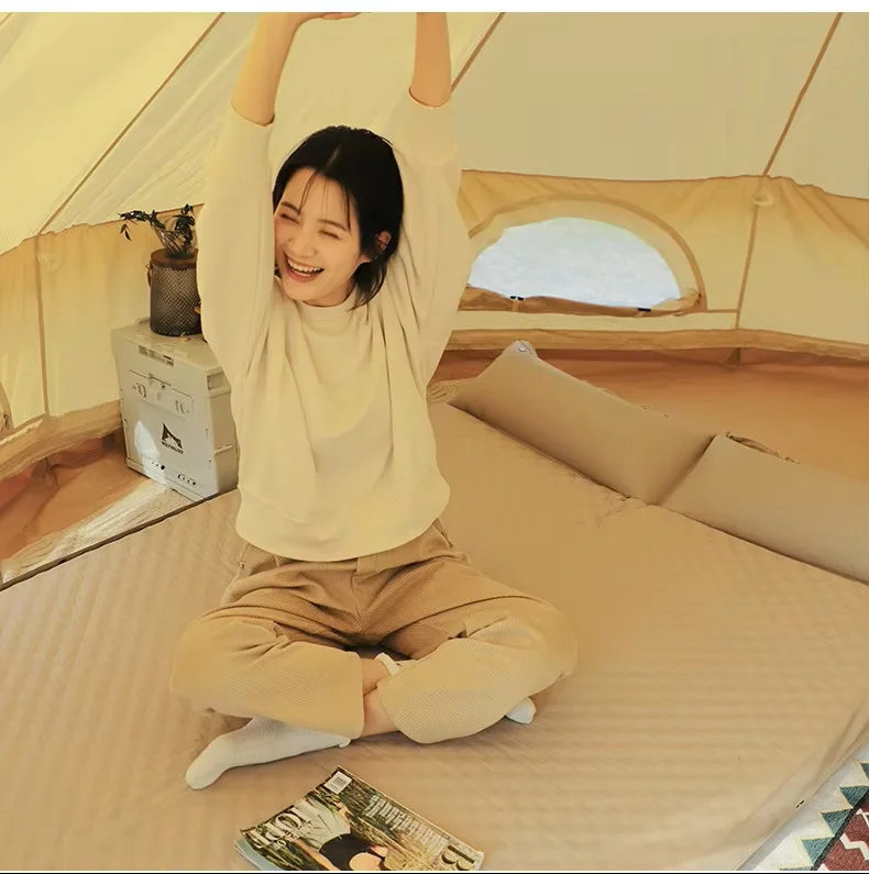 Camping-Compact-Nylon-Automatic-Inflatable-Waterproof-Portable-Easy-Folding-Rectangular-Mattress-Outdoor-Air-Cushion-Bed-Mat