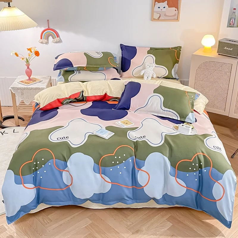 Carton-Children-Print-Soft-Comfortable-Bedding-Set-Duvet-Cover-Baby-Boy-Custom-Bedding-Set
