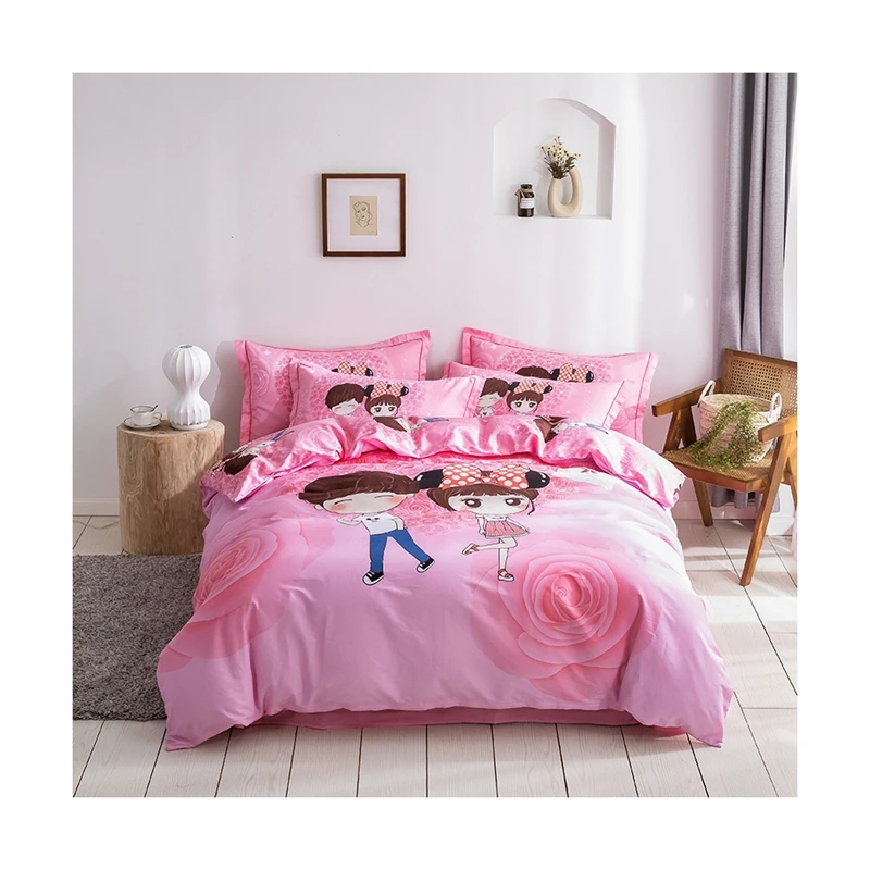Cartoon-Bedding-Set-Game-Duvet-Cover-Set-With-Pillowcases-for-Kids-Children-Bed-Linen