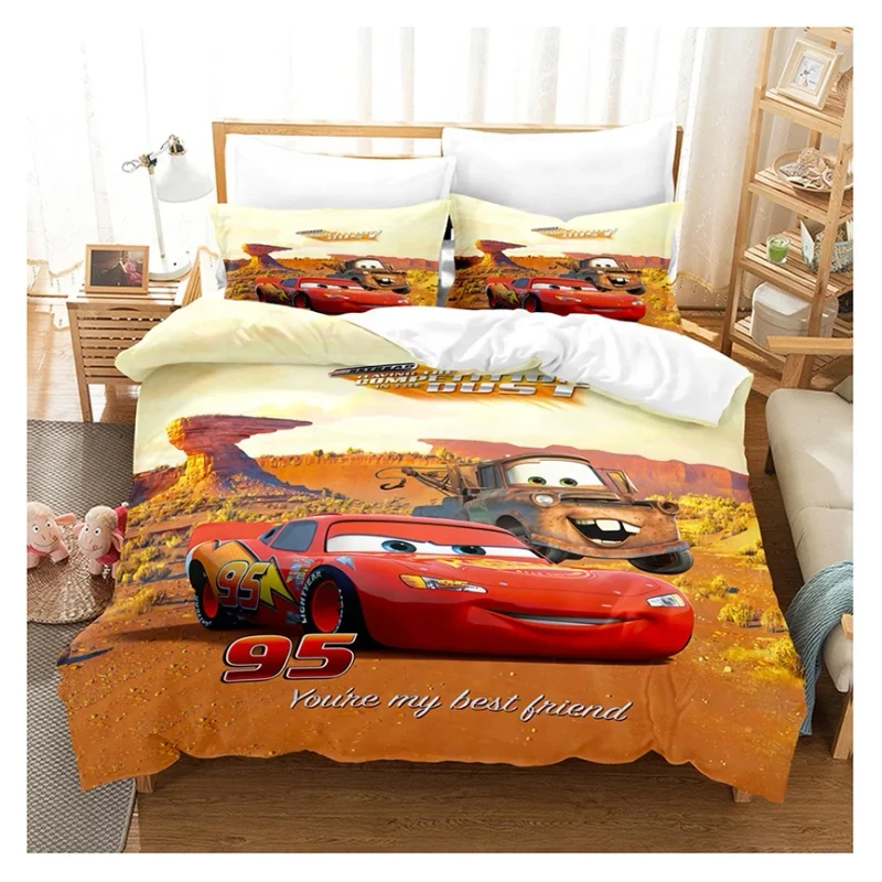Cartoon-Kids-Bedding-Set-Twin-Size-Car-Duvet-Cover-3Pcs-Comforter-Set-for-Kids-Children-1