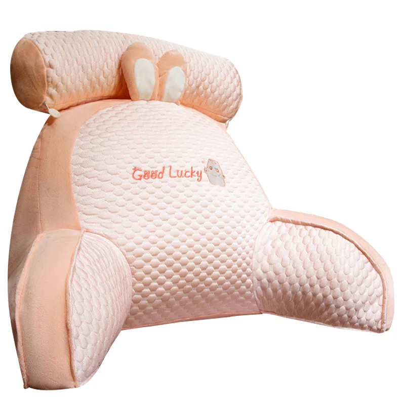 Cartoon-Pillow-Pads-for-Household-Bedroom-Pillows-and-Waist-Pads-Bed-Rest-Reading-Pillow-With-Arms-Kids