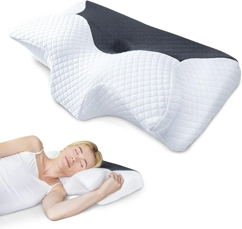 Cervical-Neck-Pillow-Pain-Relief-Sleeping-Ergonomic-Odorless-Memory-Foam-Pillows-Hollow-Orthopedic-Pillow-Butterfly-OEM