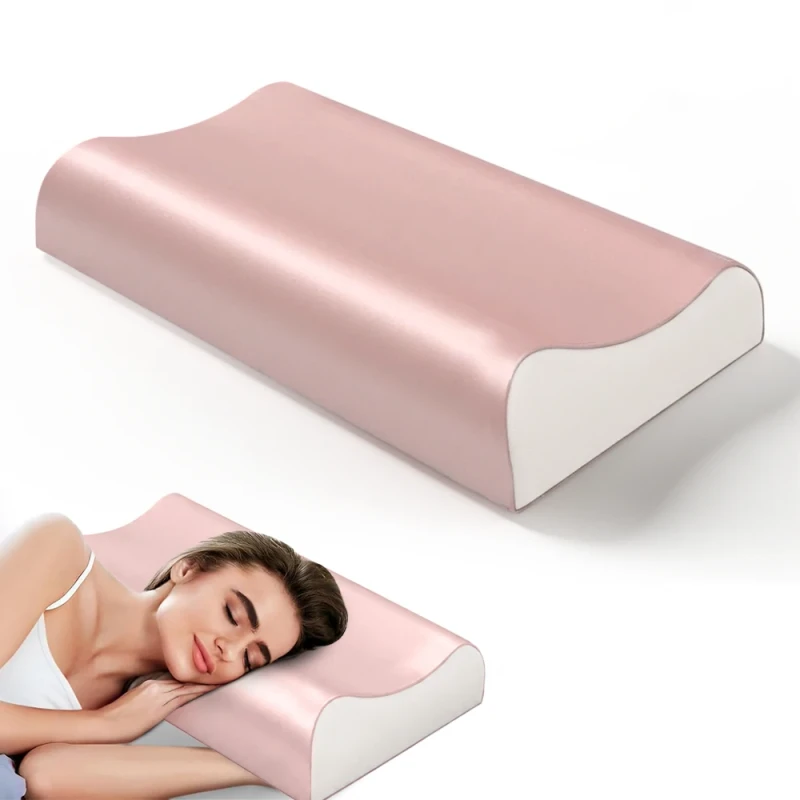 Cervical-Neck-Pillow-for-Neck-and-Shoulder-Memory-Foam-Pillow-with-Soft-Silk-Cover-Ergonomic-Orthopedic-Neck-Support-Pillow