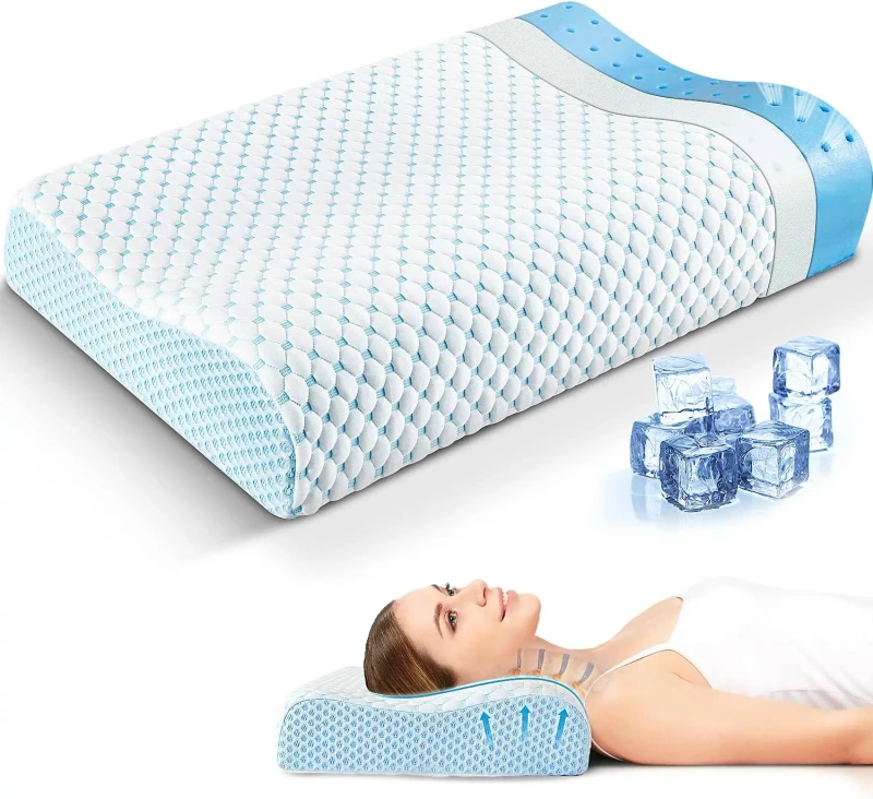 Cervical-Neck-Support-Pillow-for-Sleeping-Cooling-Memory-Foam-Ergonomic-Contour-Pillow-for-Neck-and-Shoulder-Pain-Relief