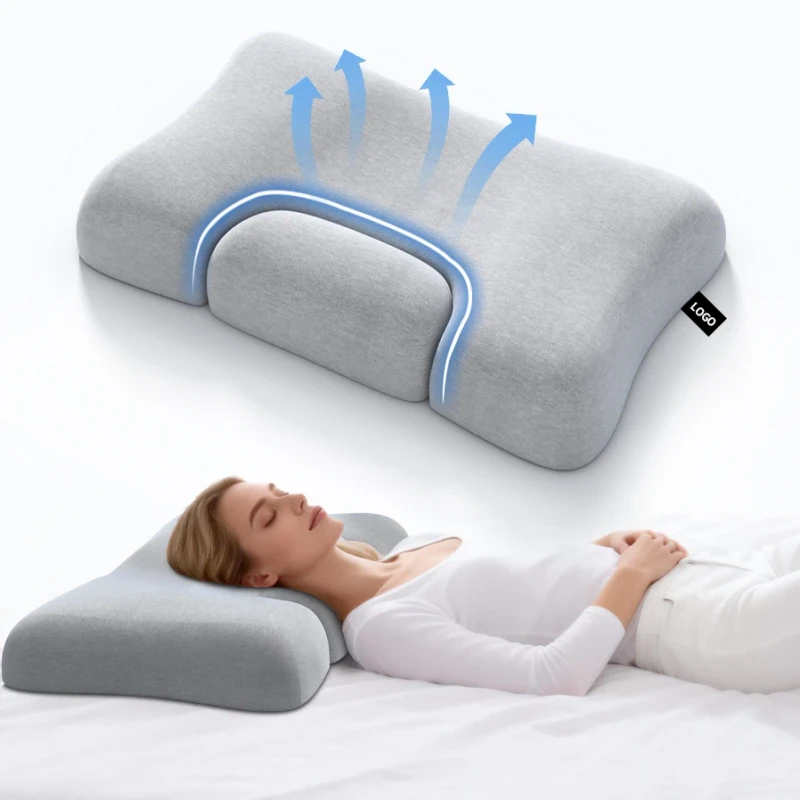 Cervical-Pillow-for-Neck-and-Shoulder-Foam-Pillow-Ergonomic-Neck-Support-Pillow-for-Side-Back-Stomach-Sleepers-with-Pillowcase