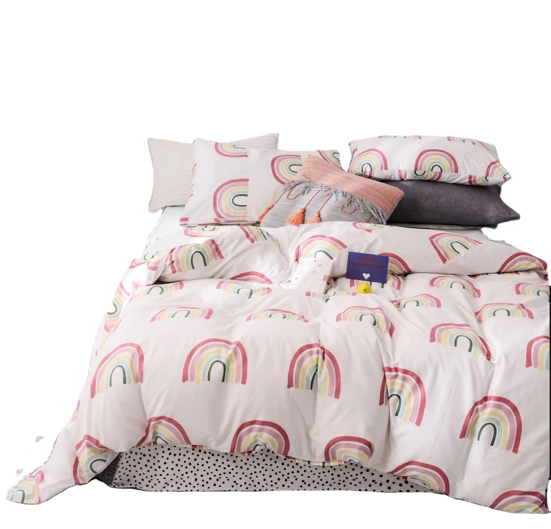 Children-Cartoon-5-In-1-High-Quality-Bed-Sheet-100-Cotton-Dinosaur-Bedding-Sets