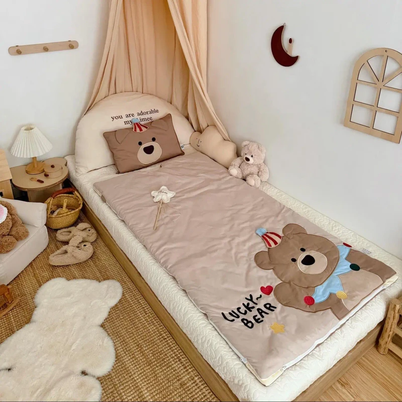 Childrens-Cartoon-Breathable-Cotton-Quilt-All-Season-Bedding-for-Home-Hotel-Use-Simple-Style