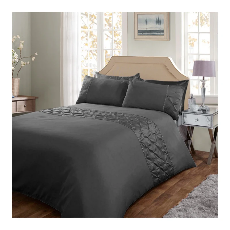 China-Pintuck-Microfiber-Polyester-3-Piece-Comforters-Duvet-Cover-Bedding-Set-With-Pillow-Sham