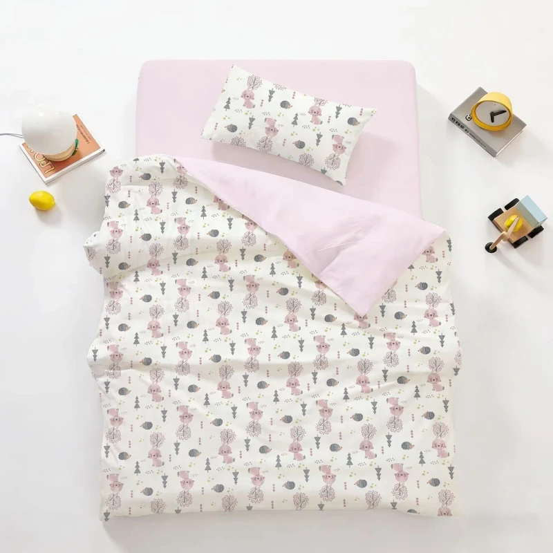 Classic-3-Piece-100-Cotton-Customizable-Animal-Pattern-Baby-Bedding-Set-Reactive-Printing-Polyester-Filling-200TC