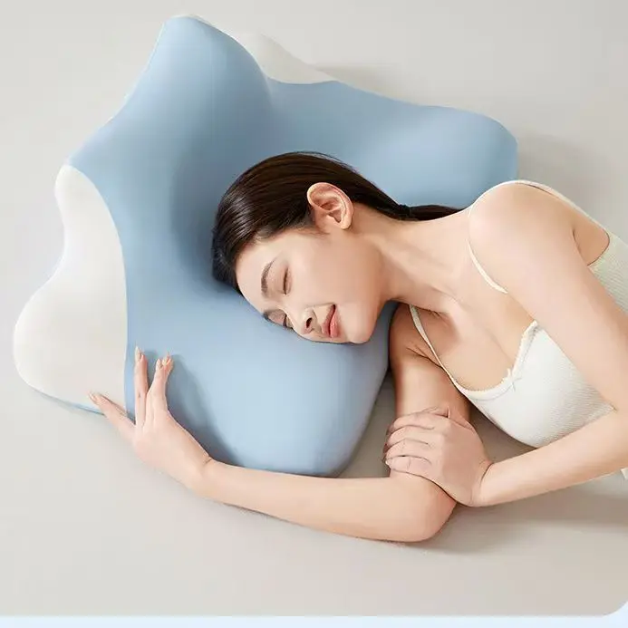 Cloud-Orthopedic-Memory-Foam-Reading-Bed-Rest-Pillow-with-Washable-Cover