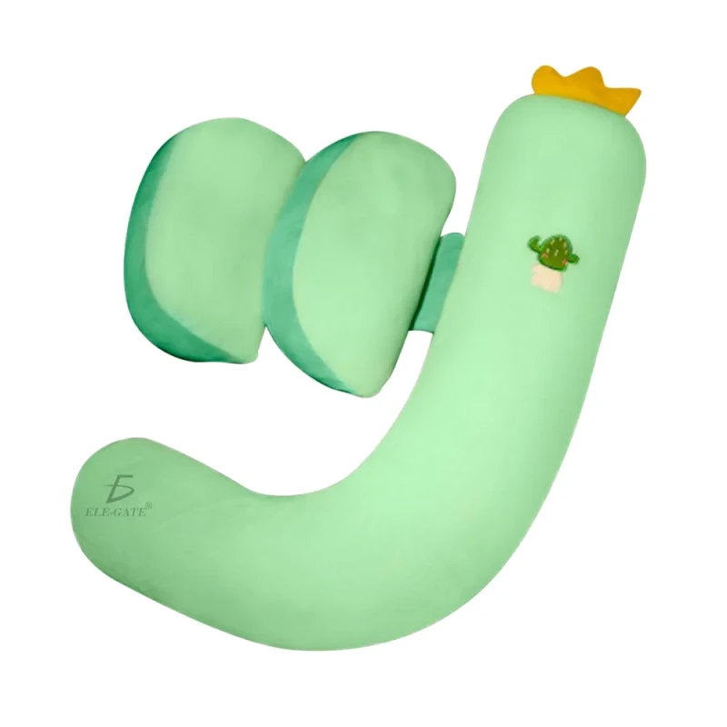 Colorful-U-Shaped-Pregnancy-Maternity-Pillow-with-Therapy-Feature-Cotton-Material-130x70cm-Full-Body-Support-Sample-Available