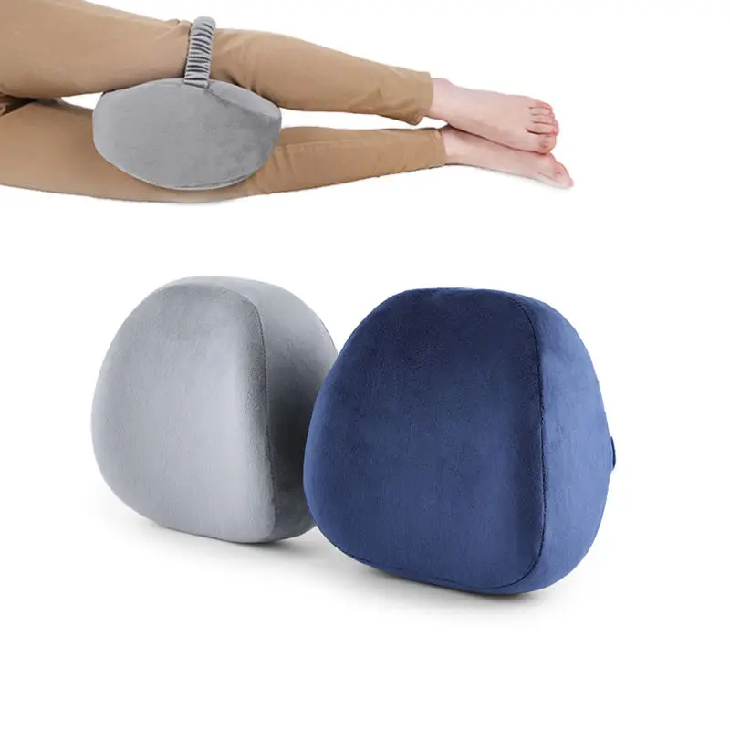 Comfort-Under-Knee-Pillow-Back-Sleeping-Memory-Foam-Half-Moon-Leg-Bolster-Pillow-For-Back-Pain-Thoracic-Support