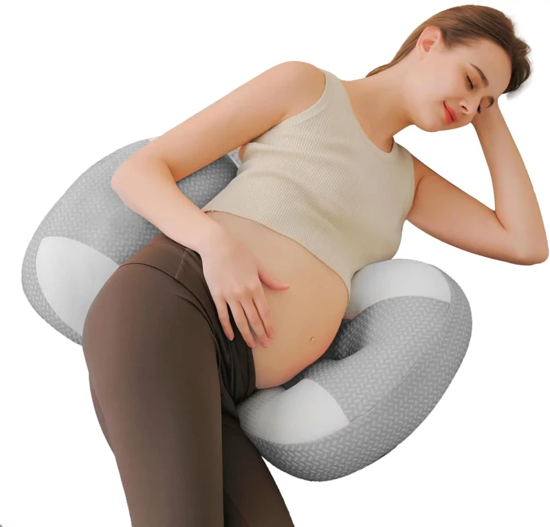 Comfortable-Faux-Fur-Luxury-Maternity-Pillow-Support-for-Pregnant-Women