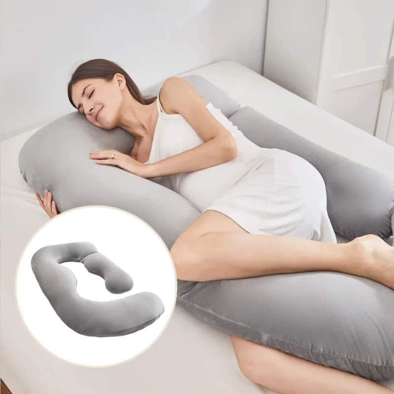 Comfortable-Full-Body-U-Shaped-Nursing-Pillow-Maternity-Babybub-Pregnancy-Pillow