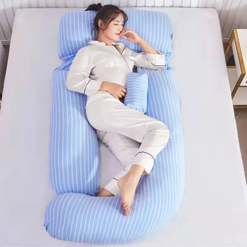 Comfortable-G-Shaped-Maternity-Support-Cushion-for-Pregnant-and-Nursing-Women-Portable-Full-Body-Pregnancy-Pillow