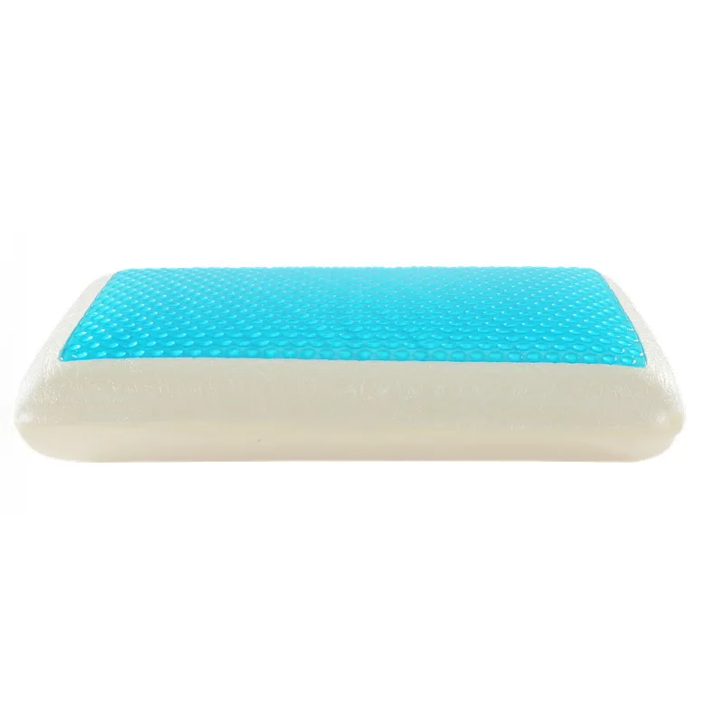 Comfortable-Memory-Foam-Pillow-Fabric-Gel-Memory-Foam-Pillow