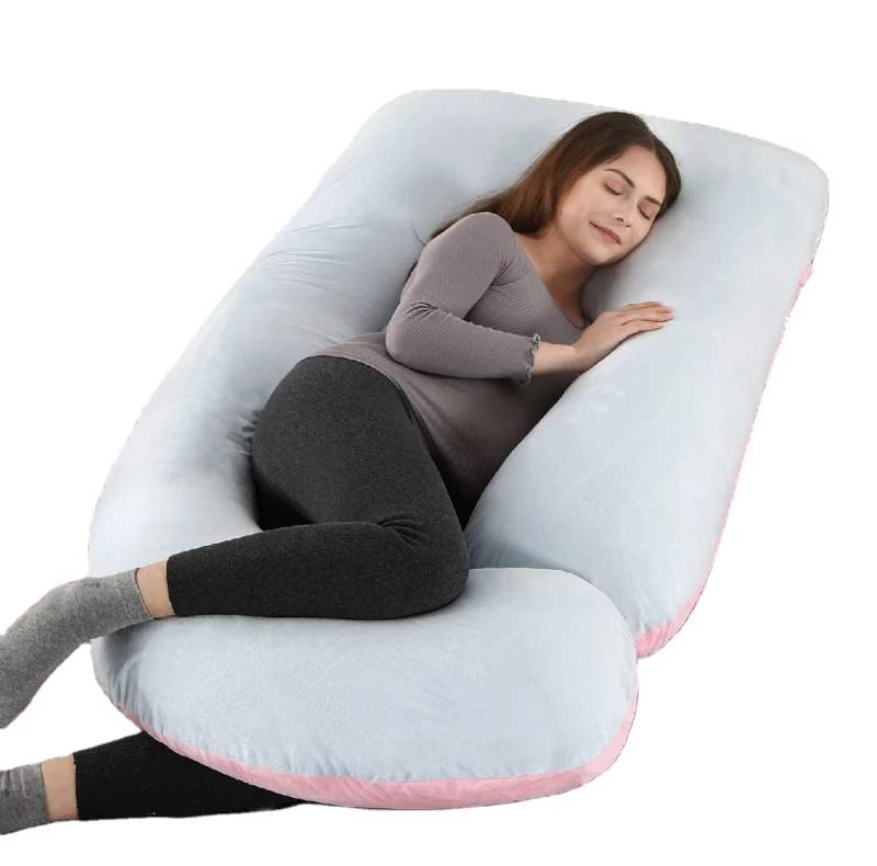 Comfortable-Multi-color-Custom-Full-Body-100-Cotton-C-Shaped-Pregnancy-Pillow