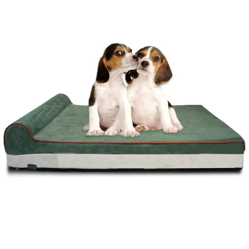 Comfortable-Orthopedic-Memory-Foam-Luxury-Dog-Bed-with-Fleece-Fabric-Cooling-Removable-and-Washable