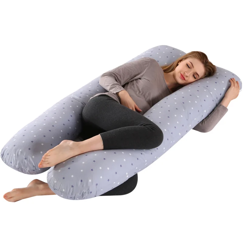 Comfortable-Pregnancy-Pillow-U-Maternity-Body-Pillow-Velvet-Can-Be-Disassembled-and-Washed