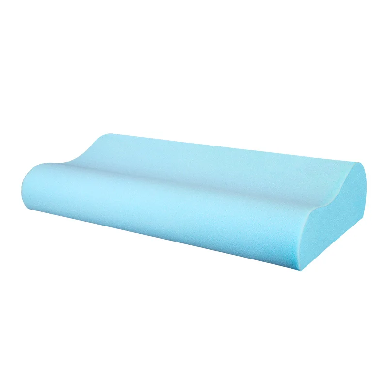 Comfortable-Sleeping-Ergonomically-Adjustable-Memory-Foam-Neck-Cervical-Bed-Pillow-Knitted-Cover-Removable-Washable-for-Neck