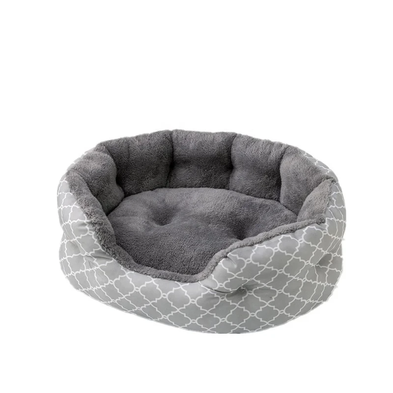 Comfortable-and-Portable-Cat-Dog-Sleeping-Velvet-Linen-Fabric-Pet-Bed-Waterproof-Oxford-Soft-Durable-Washable-Puppy-Bed