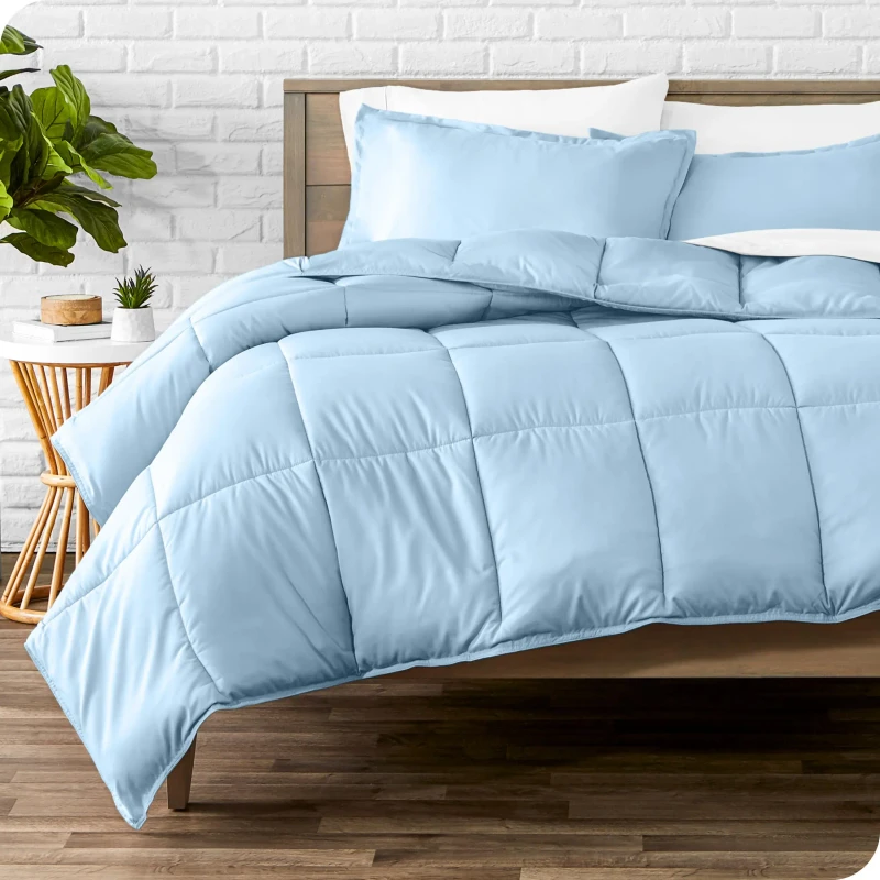 Comforter-Set-Full-Size-Super-Soft-Goose-Down-Alternative-Premium-1800-Series-Four-Seasons-Warmth