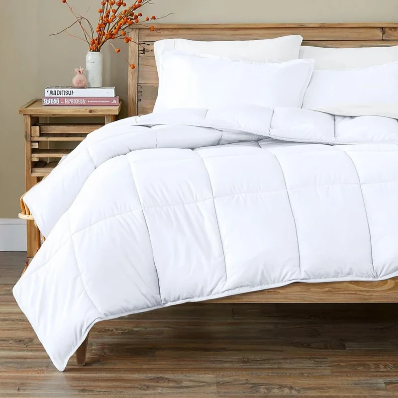 Comforter-Set-Queen-Size-Ultra-Soft-Hydro-Brushed-Goose-Alternative-Premium-All-Season-Warmth-Geometric-Modern-Home