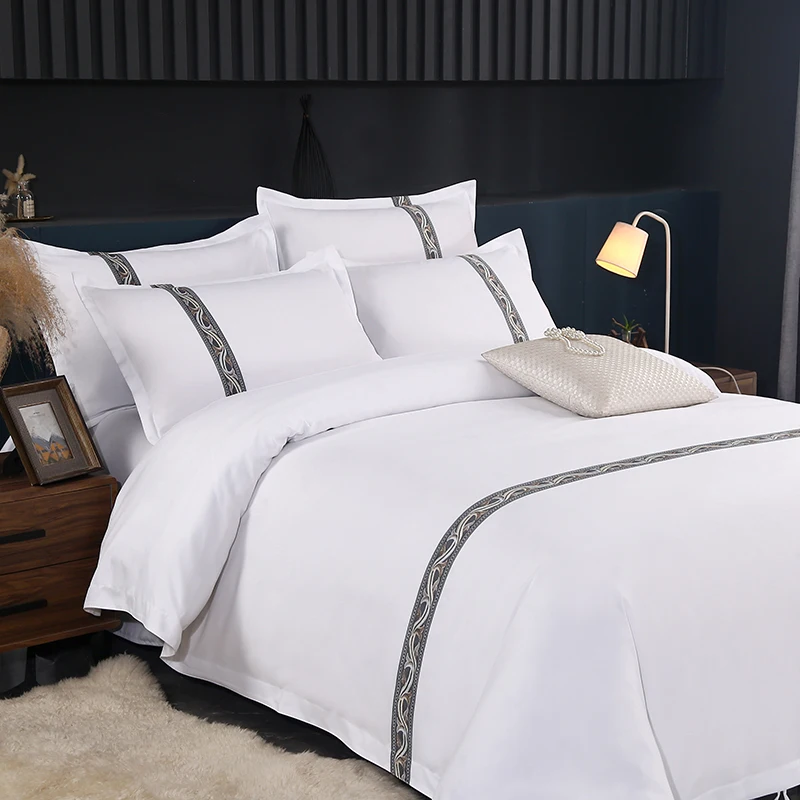 Commercial-Grade-Luxury-Solid-Simple-Bedding-Sets-100-Polyester-300TC-High-Density-Weave-Anti-wrinkle-Bed-Sheets-Set-Custom