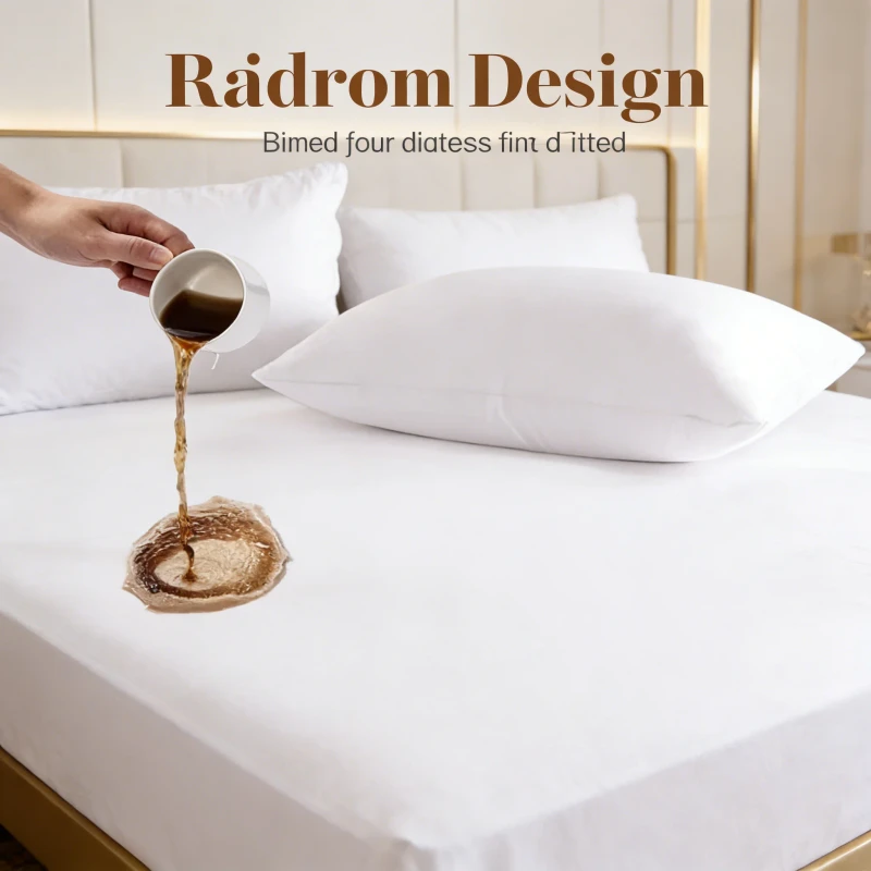 Commercial-Mattress-Protector-Quick-Dry-Hypoallergenic-Fabric-With-Waterproof-Barrier-for-Room-Looks