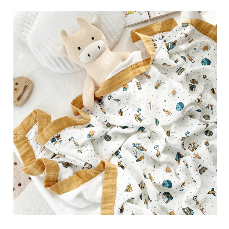 Competitive-Price-Baby-Bedding-Bamboo-Muslin-6-Layer-Swaddle-Blanket-for-Newborns