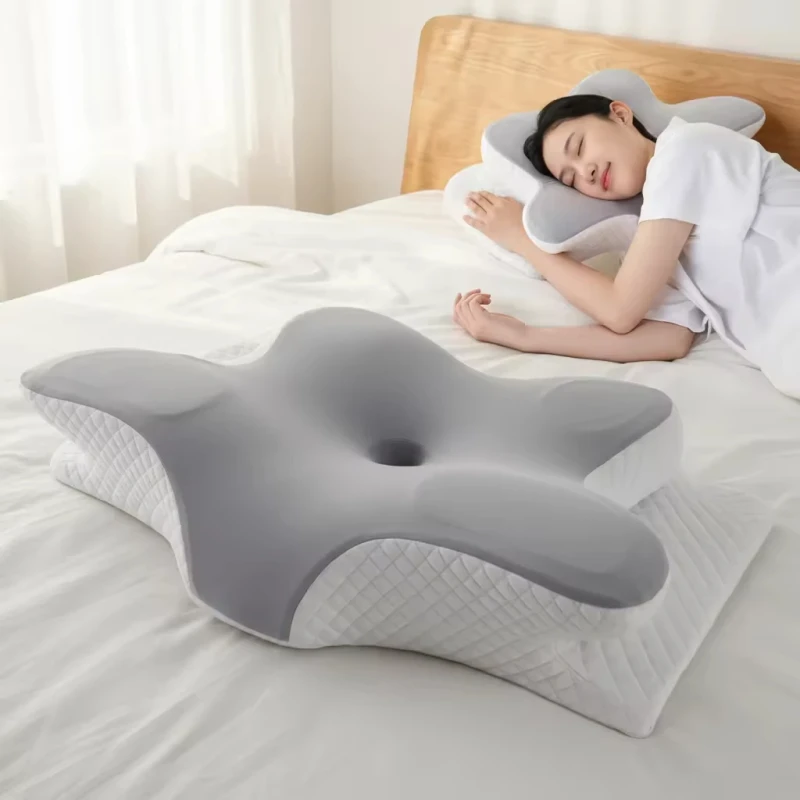Contour-Memory-Foam-Cervical-Pillow-Orthopedic-Neck-Support-for-Pain-Relief-Breathable-for-All-Sleepers