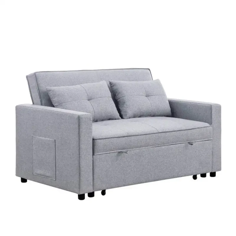 Convertible-Sofa-Bed-Loveseat-Fabric-Upholstered-Sleeper-Sofa