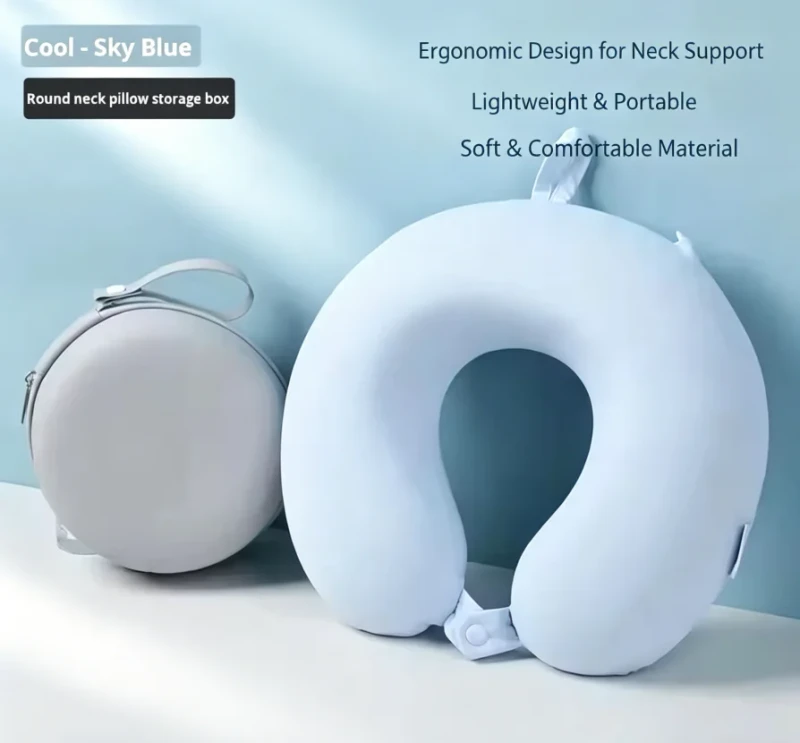 Cool-Ice-Silk-Memory-Foam-U-Neck-Pillow-Ergonomic-Travel-Cervical-Pillow-for-Plane-Car-and-Office-Daily-Nap