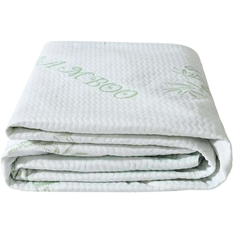 Cooling-Bamboo-Waterproof-Mattress-Protector-Breathable-Mattress-Cover-for-Home-Hotel-Hospital-Fitted-Extra-Deep