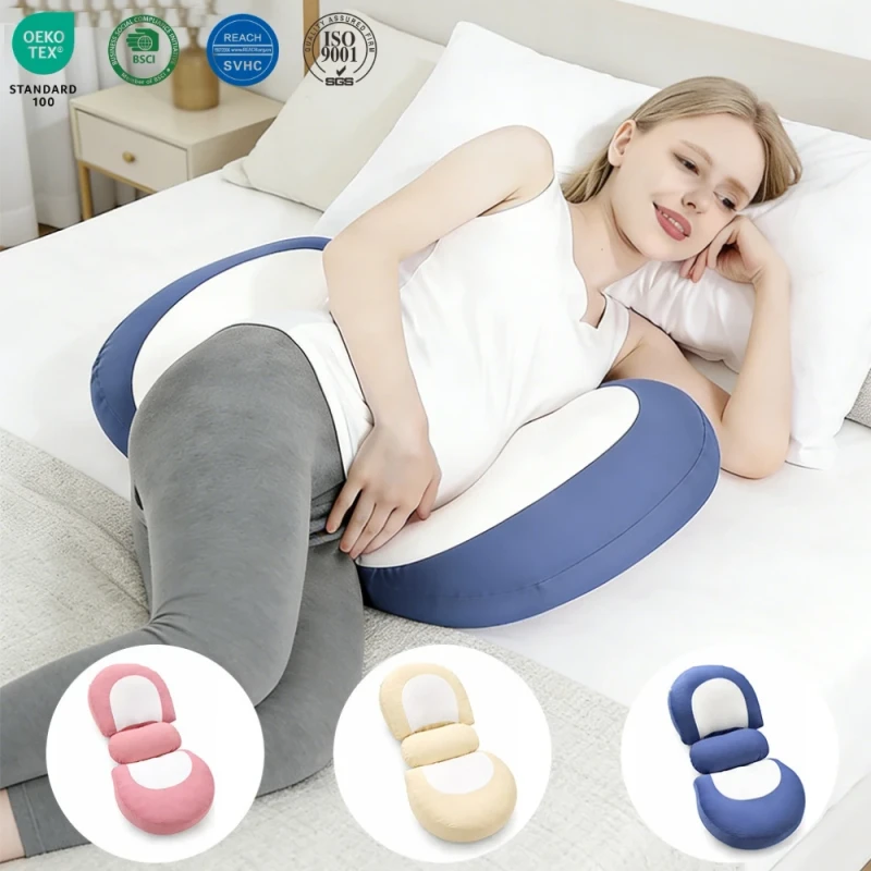 Cooling-Maternity-Pillow-for-Waist-Belly-Support-Nursing-Pillow-OEM-ODM-Pregnant-Women-Relax-Cooling-Pregnancy-Pillow-for-Summer
