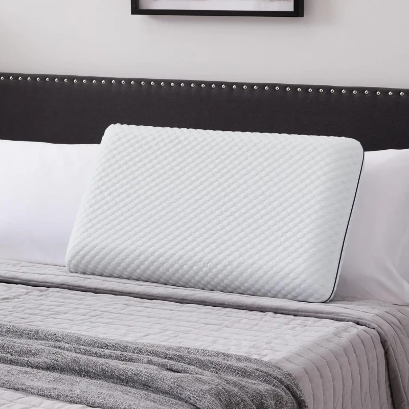 Cooling-Memory-Foam-Pillow-Standard-Size-with-Ventilated-Design-Washable-Cover-for-Side-Back-Sleepers-and-Neck-Pain-Relief