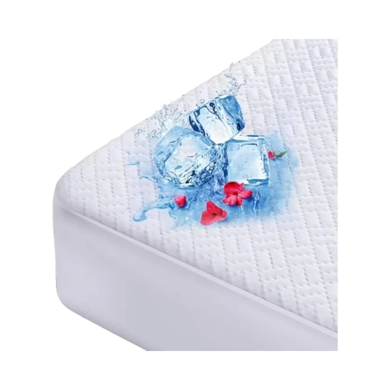 Cooling-Waterproof-Mattress-Protector-3D-Air-Fabric-8-21-Deep-Pocket-Smooth-Soft-Breathable-Mattress-Cover