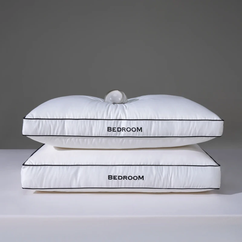 Cost-Effective-Premium-White-Goose-Down-Luxury-Pillow-Soft-and-Supportive-Continental-Bedding-Sleeping-Pillow-Cotton-Shell