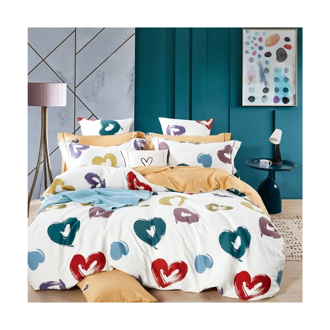 Cotton-Bedclothes-Quilt-Cover-and-Pillowcase-Set-Single-Double-Queen-Bed-Sizes-Comfy-Bedding-Option