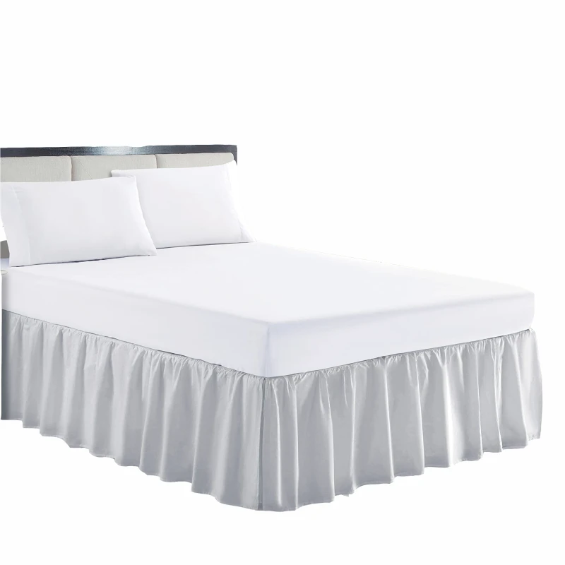 Cotton-Dust-Ruffle-Bedskirt-Queen-King-Size-Bed-Skirt-White-Bed-Skirt