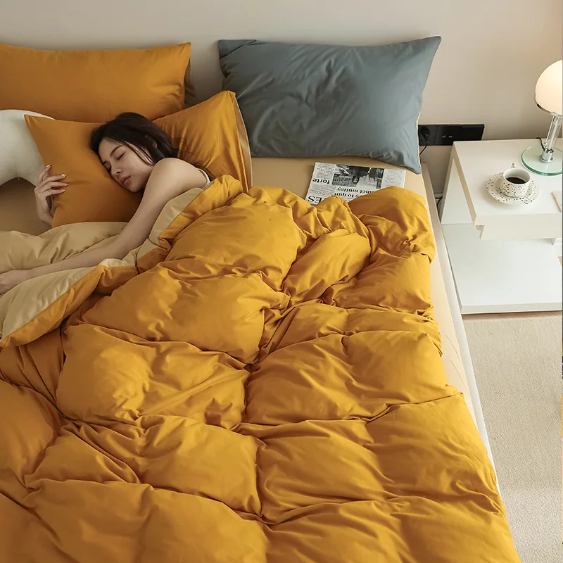Cotton-Fiber-Folded-Anti-static-Skin-friendly-Customizable-Bedspread-Ultra-soft-Breathable-Grounding-Bed-Sheet-Set