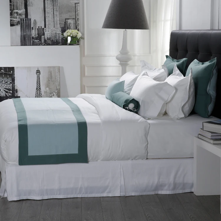 Cotton-Hotel-Bed-Sheet-Pillowcase-Set-White-Comforter-Quilt-Cover-Queen-Size-Luxury-Hotel-Room-Bedding-Set-1