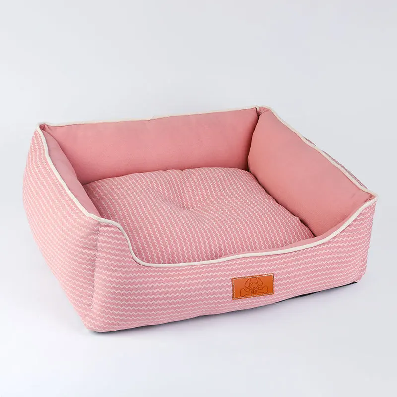 Cotton-Linen-Square-Pet-Bed-Eco-Friendly-All-Season-Cooling-Removable-Washable-Anti-Static-Non-Slip-Solid-Foam-for-Cat-Carton