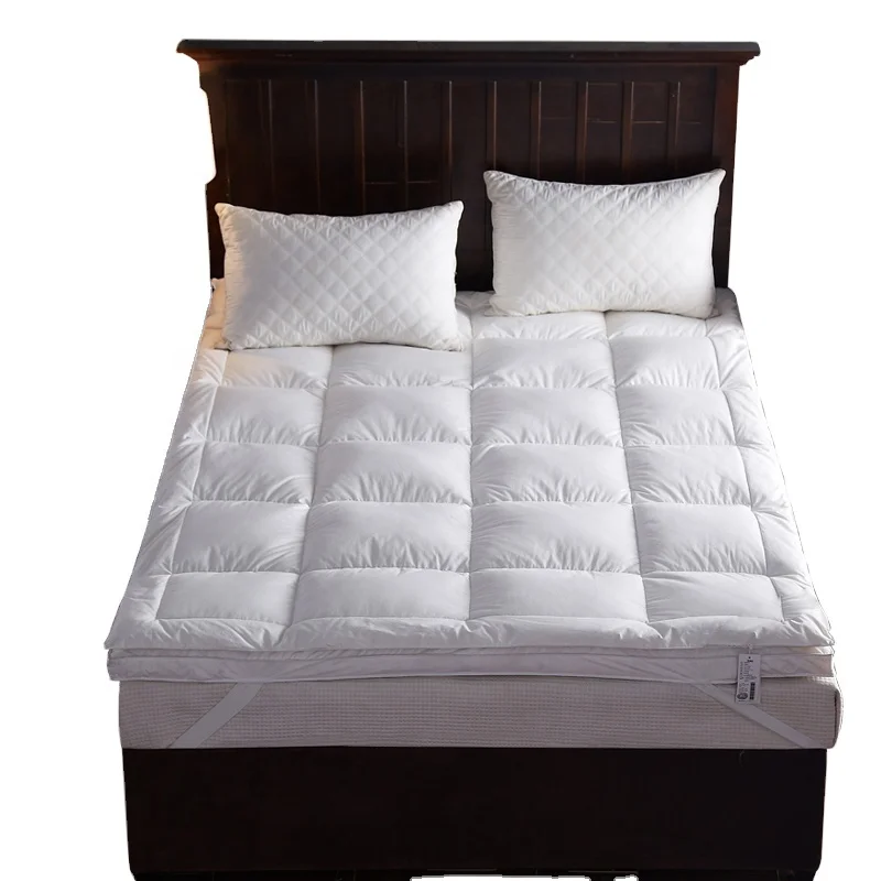 Cotton-Polymer-Elastic-Mattress-Toppers-Cooling-Protector-Queen-Mattress-Feather-Pads-Topper-Waterproof-Foam-Mattress-Topper