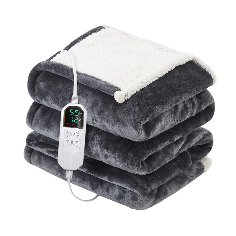 Cozy-Soft-Quilted-220V-Heated-Throw-Blanket-Sleeves-Flannel-Temperature-Controlled-LED-Controller-9-Heating