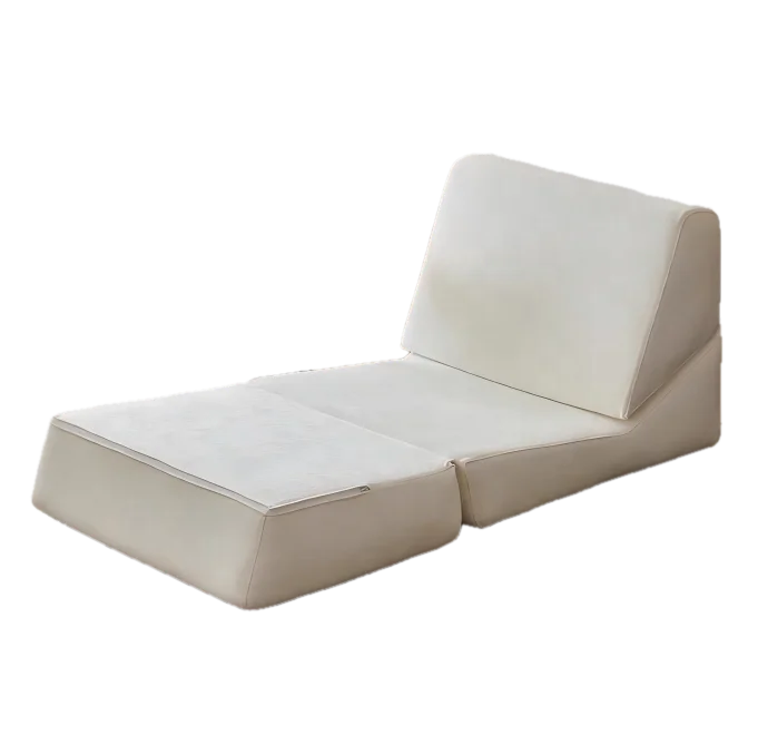 Cream-Aesthetic-Upholstered-Square-Single-Seater-Lounge-Chair-for-Hotel-and-Villa-Living-Rooms